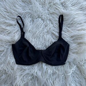 Skims Fits Everybody Unlined Demi Bra Onyx Size 32DDD
